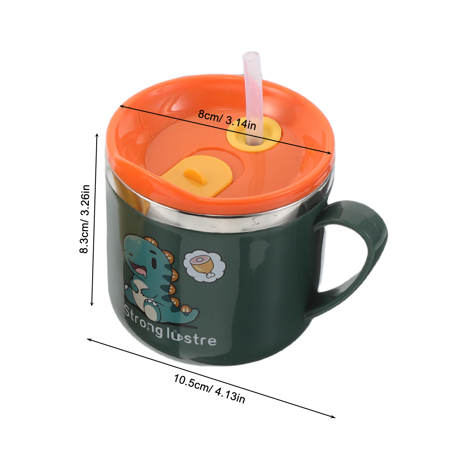 2Pcs Stainless Steel Kids Cups - Stainless Steel Straw recension och pris