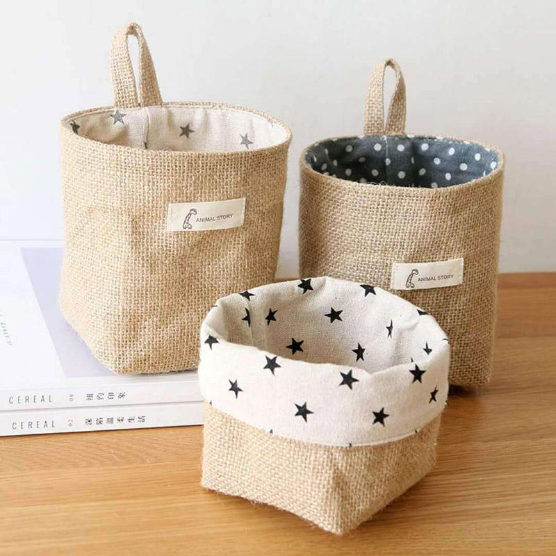 Jute Cotton Linen Storage Bag  - Linen Bag Bulk recension och pris