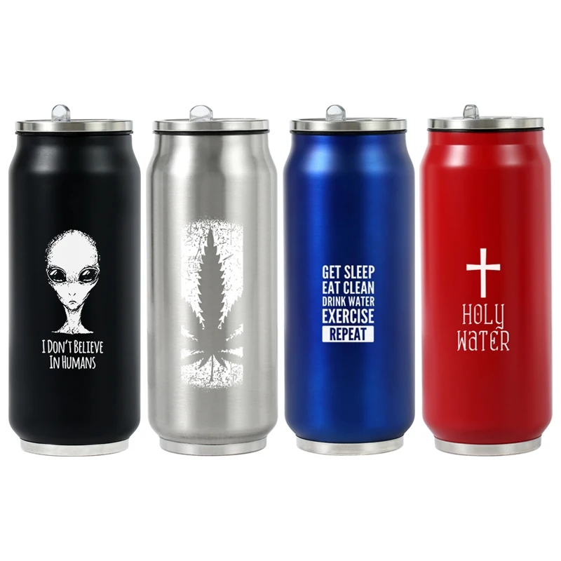 500ML 304 Stainless Steel Cola - Stainless Steel Straw recension och pris