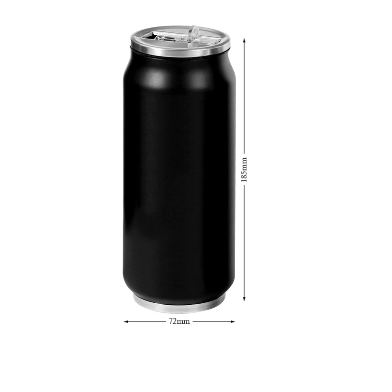 500ML 304 Stainless Steel Cola - Stainless Steel Straw recension och pris