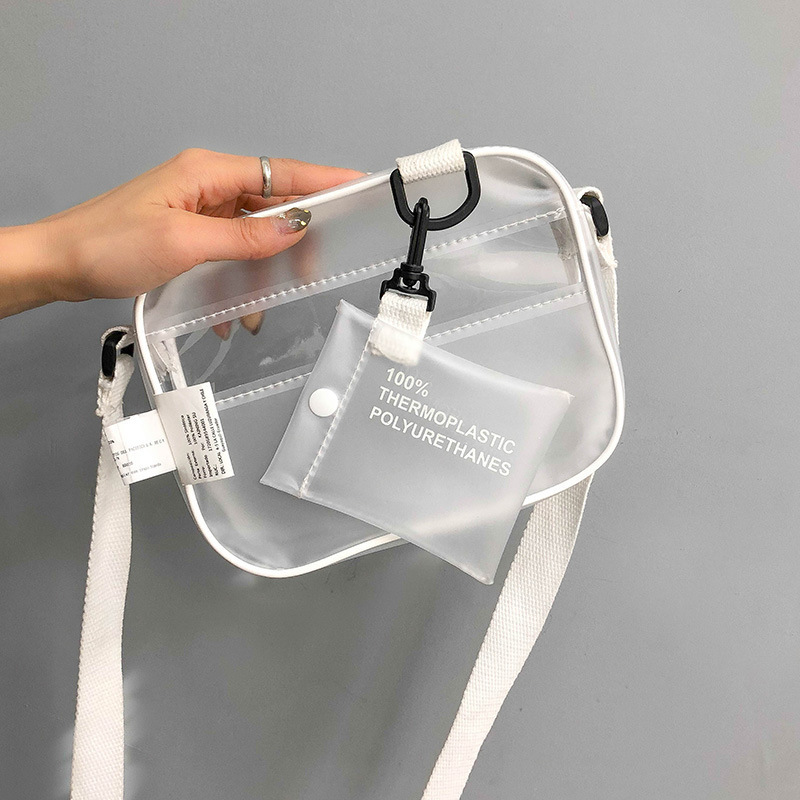 Casual PVC Transparent Bag Wom - Linen Bag Bulk recension och pris
