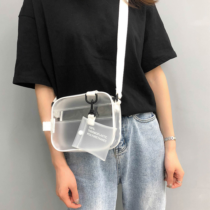 Casual PVC Transparent Bag Wom - Linen Bag Bulk recension och pris
