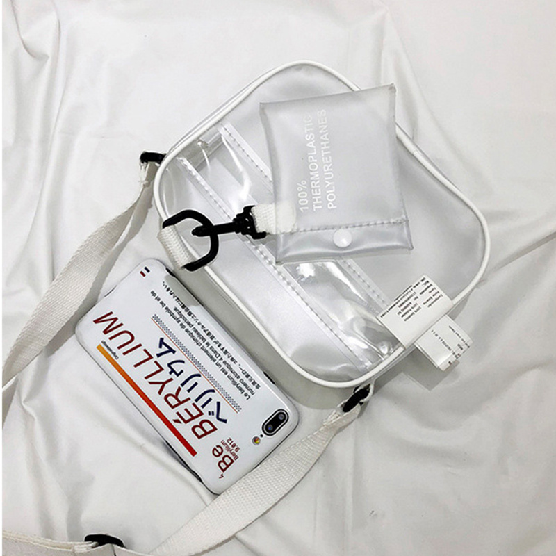 Casual PVC Transparent Bag Wom - Linen Bag Bulk recension och pris