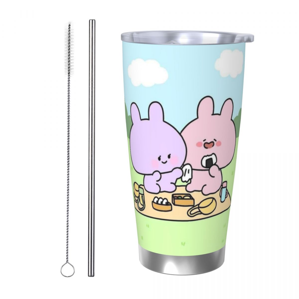 Asamimichaan Cute Asamimi 20oz - Stainless Steel Straw recension och pris