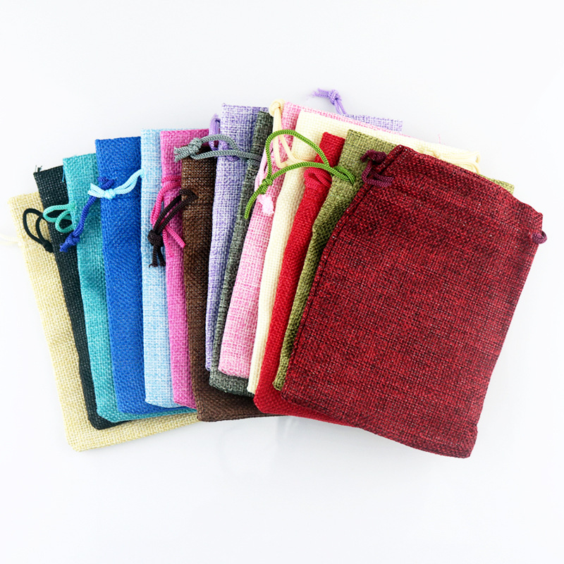50pc/lot 7x9 9x12 10x14 13x18  - Linen Bag Bulk recension och pris