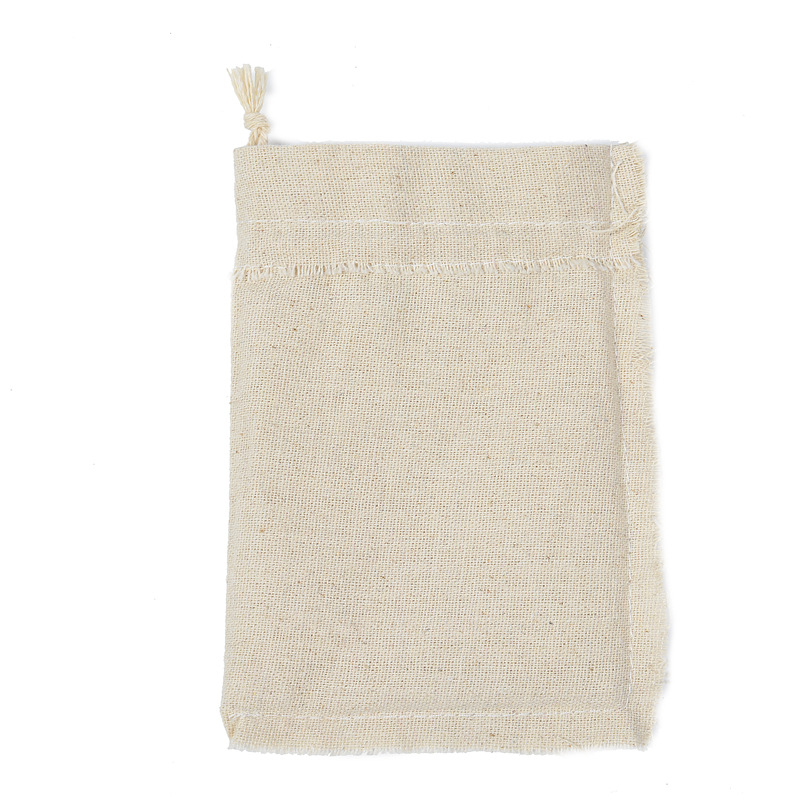 10pcs Cotton Linen Drawstring  - Linen Bag Bulk recension och pris