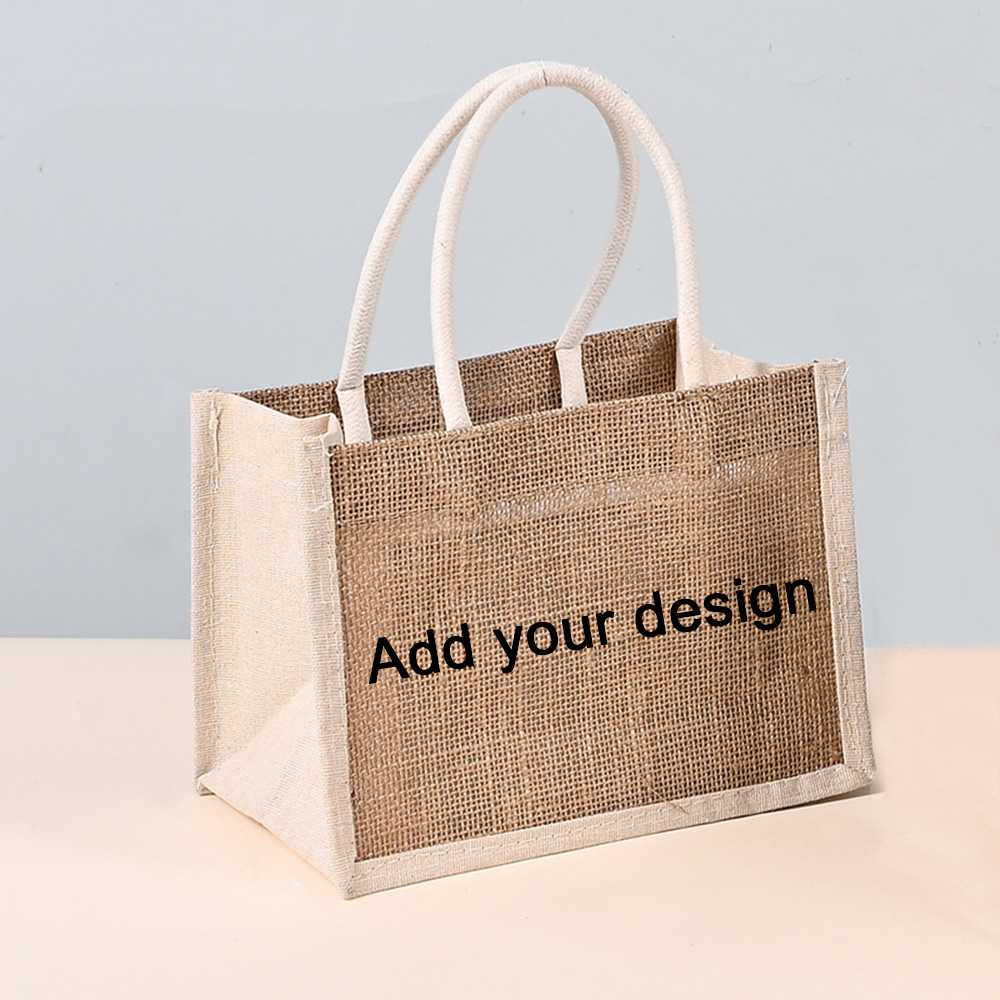 Custom Wedding Gift Bag Person - Linen Bag Bulk recension och pris